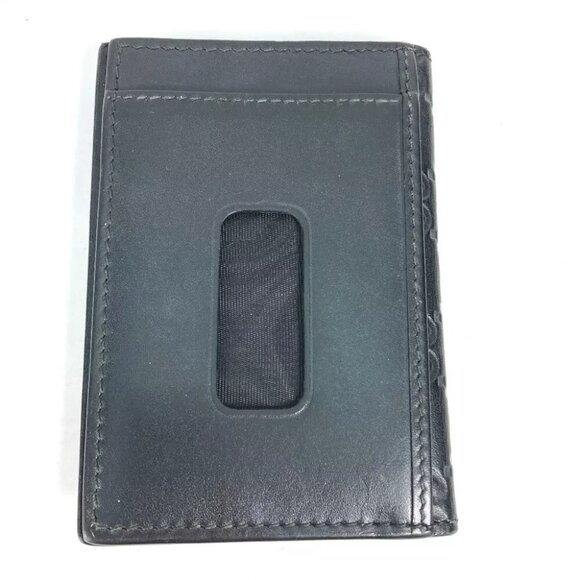 GUCCI 451192 Guccissima GG Ribbon Business Card Holder Folded Card Case - Picture 10 of 10